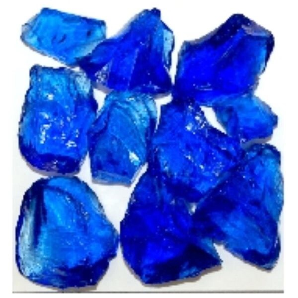 Calle Recycled Chunky Glass Blue - Medium - 0.5-1 in. - 50 lbs CA2757486 - main